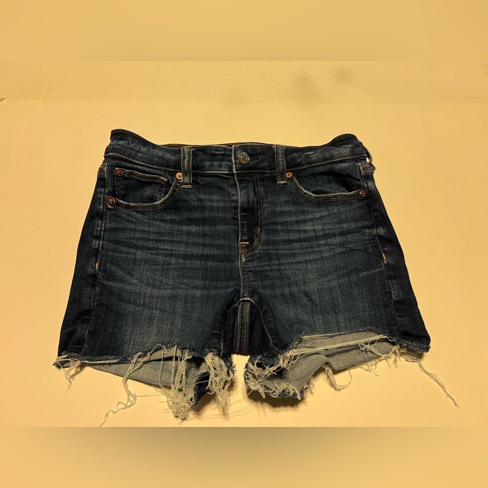 American Eagle Next Level Stretch Denim Jean Shorts Sz 2